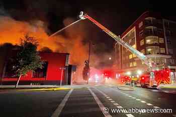 UPDATE: Vernon fire crews battling downtown blaze affecting multiple structures