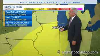 Stormy weather could bring severe conditions to parts of Chicago area this week