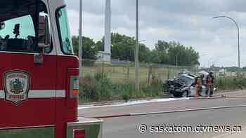 'Medical issue' may have led to fiery Saskatoon crash, police say