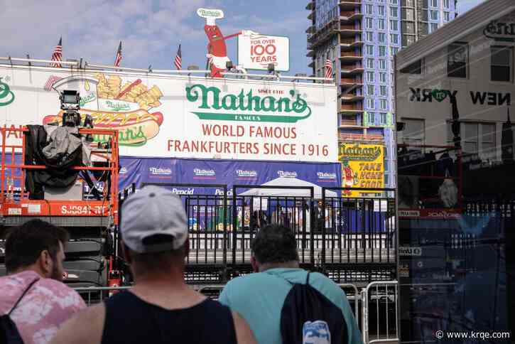 Joey Chestnut, Miki Sudo defend hot dog-eating titles at famous July 4 contest