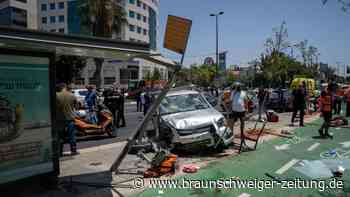 Palästinenser fährt in Menschenmenge in Tel Aviv: Verletzte
