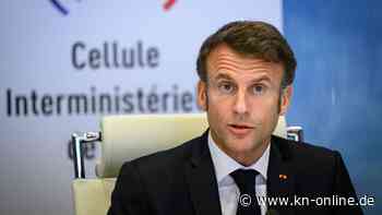 Unruhen in Frankreich: Macron erwägt Blockade sozialer Netzwerke
