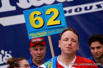 Hot Dog-Eater Joey Chestnut Wins July Fourth Title With 62 Franks