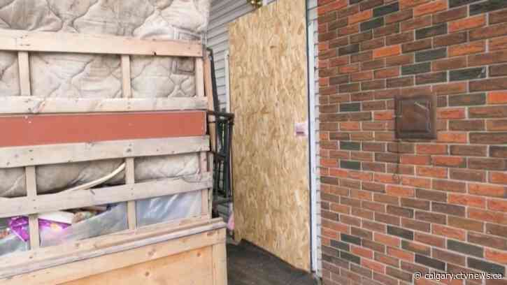 Landlord says he's stuck after evicted renters set up camp on his front lawn