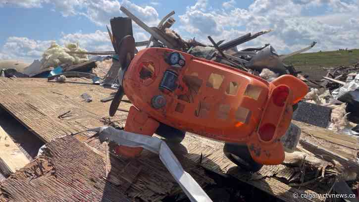 'Looks almost like a meteor crash': Central Alberta tornado estimated among Alberta's strongest