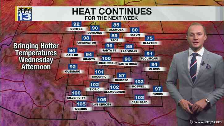 Severe storms possible in northeast New Mexico Wednesday