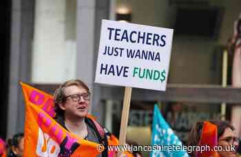 Teachers demanding higher pay at two-day strike in Blackburn