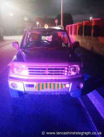 Disqualified Preston driver has Mitsubishi vehicle seized