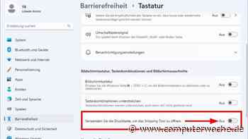 Windows 11: Altes Verhalten der Drucktaste wiederherstellen