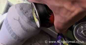 Watch: Holidaymaker takes action after passenger stretched 'smelly foot' under his plane seat