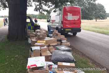 Richmond Park: Delivery van seized by police