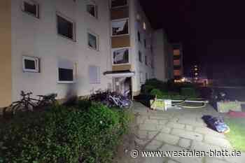 Minden: Kellerbrand in Mehrfamilienhaus