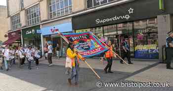 Bristol teachers march through city centre in strike for better pay - updates