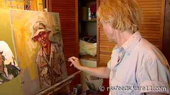 Artist who paints soldiers, first responders continues important work