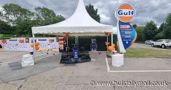 Formula 1 car on display at East Yorkshire garage with chance to win tickets to Silverstone