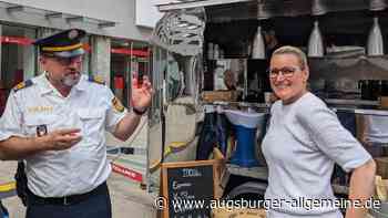 Augsburger Polizei zieht vorübergehend in der Fußgängerzone ein