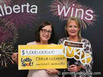 Edmonton woman splits $1-million lottery with longtime friend after playing for more than 20 years