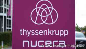Thyssenkrupp Nucera: Wasserstoff-Tochter geht Freitag an die Börse