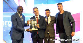 Liberian President George Weah received The Friends of Zion Award