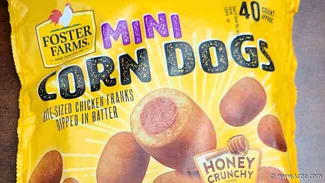 Foster Farms recalls thousands of pounds of mini corn dogs due to 'spoilage'