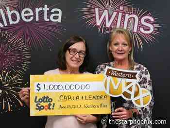 A province apart: Saskatoon, Edmonton friends split $1-million lottery