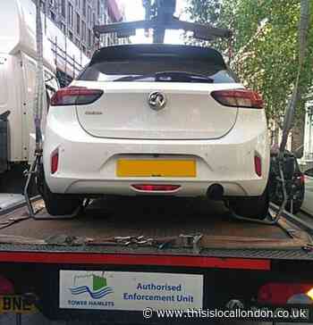 Cars seized in Tower Hamlets blue badge fraud operation