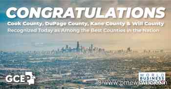 Four Greater Chicagoland Economic Partnership Counties Recognized Today Among "America's Best Counties"