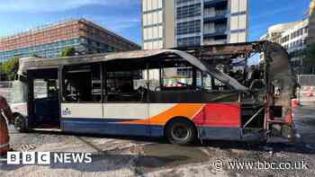 Swindon: Passengers unhurt after escaping bus fire in town