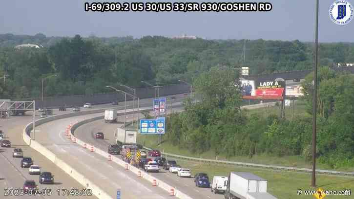 Crash on I-69 near Goshen Road slows traffic, continues recent trend of crashes in area