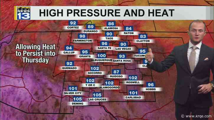 Heat continues into Thursday