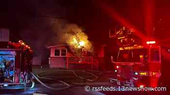 Late night house fire displaces three people in Norfolk