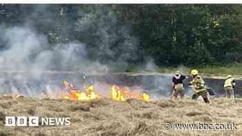 Rotherham wildfire in fields believed to be deliberate