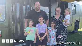 Rotherham family of six saving £12,000 a year living on bus