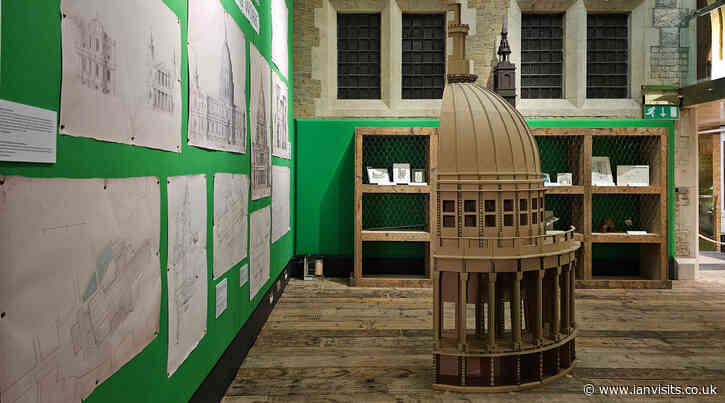 See a scale model of St. Paul’s Cathedral dome in this Sir Christopher Wren’s exhibition