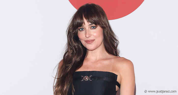 Dakota Johnson Goes Classic in Black Dress for Martini 160th Celebration in Italy