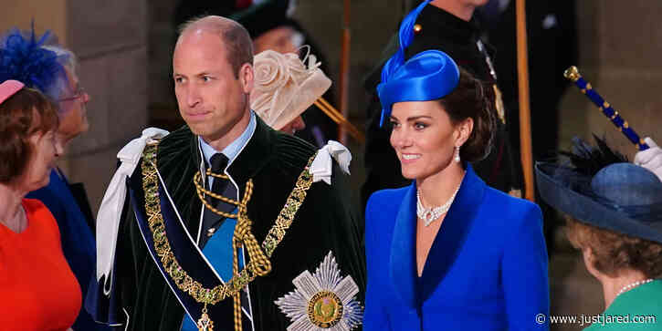 Kate Middleton & Prince William Share Intimate Moment During King Charles' Scottish Dedication Ceremony