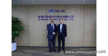 JA Solar Welcomes AMEA Power Delegation to Discuss Deepening Ties