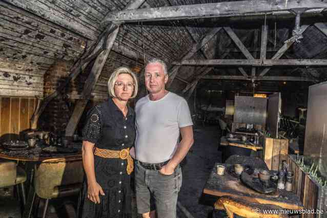 Zware brand verwoestte zaal voor 130 gasten, maar Wim en Hilde willen brasserie straks al heropenen: “Al die steun doet echt deugd”