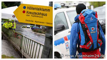 Wanderer (65) stürzt in der Höllentalklamm 150 Meter in den Tod