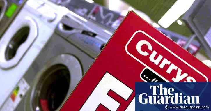 Currys forecasts fall in sales as UK shoppers delay big-item purchases