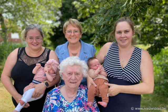 Dubbel viergeslacht dankzij Roos en Olivia