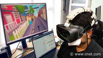 I Wore the Future With OpenBCI's Brain-Sensing VR Headset, Galea video     - CNET