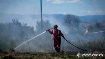 Wildfire fighters work in heavy smoke, and in Canada have little protection