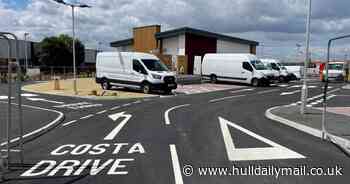 New Costa Coffee drive-thru nearing completion off Hedon Road