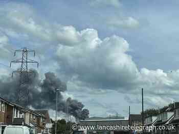 Eight fire crews sent to battle blaze in Burnley