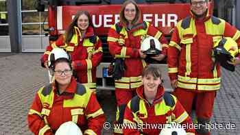 Dobler Feuerwehr: Erstes Frauentrio will erst mal Erfahrung sammeln