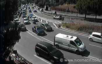 Treize kilomètres de bouchon sur l'A8 ce jeudi en fin de journée