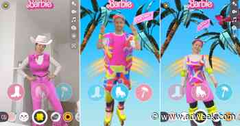 Barbie Turns the World Pink With AR Snapchat Lenses