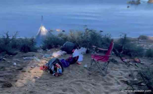 Tourists Leave Popular Lake Tahoe Beach Desecrated With Trash