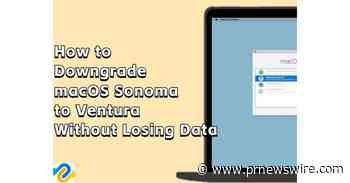How to Downgrade macOS Sonoma to Ventura Without Losing Data